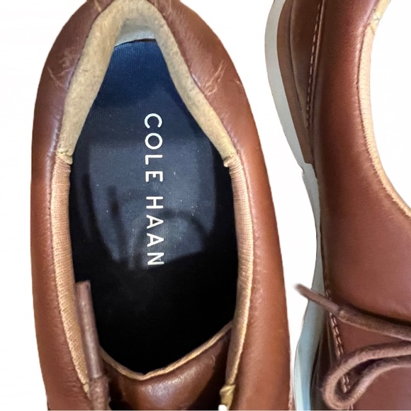 Cole Haan Grand Brown Leather Shoes - Picture 4 of 9